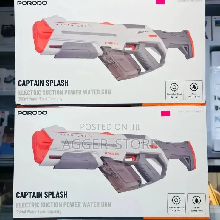 Porodo Captain Splash Electric Suction Power Water