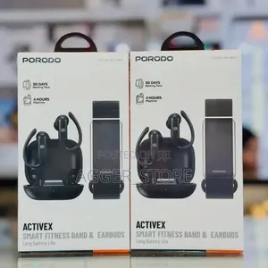 Porodo ActiveX Unique 2-in-1 Pairs a Fitness Tracking Band and Earbuds