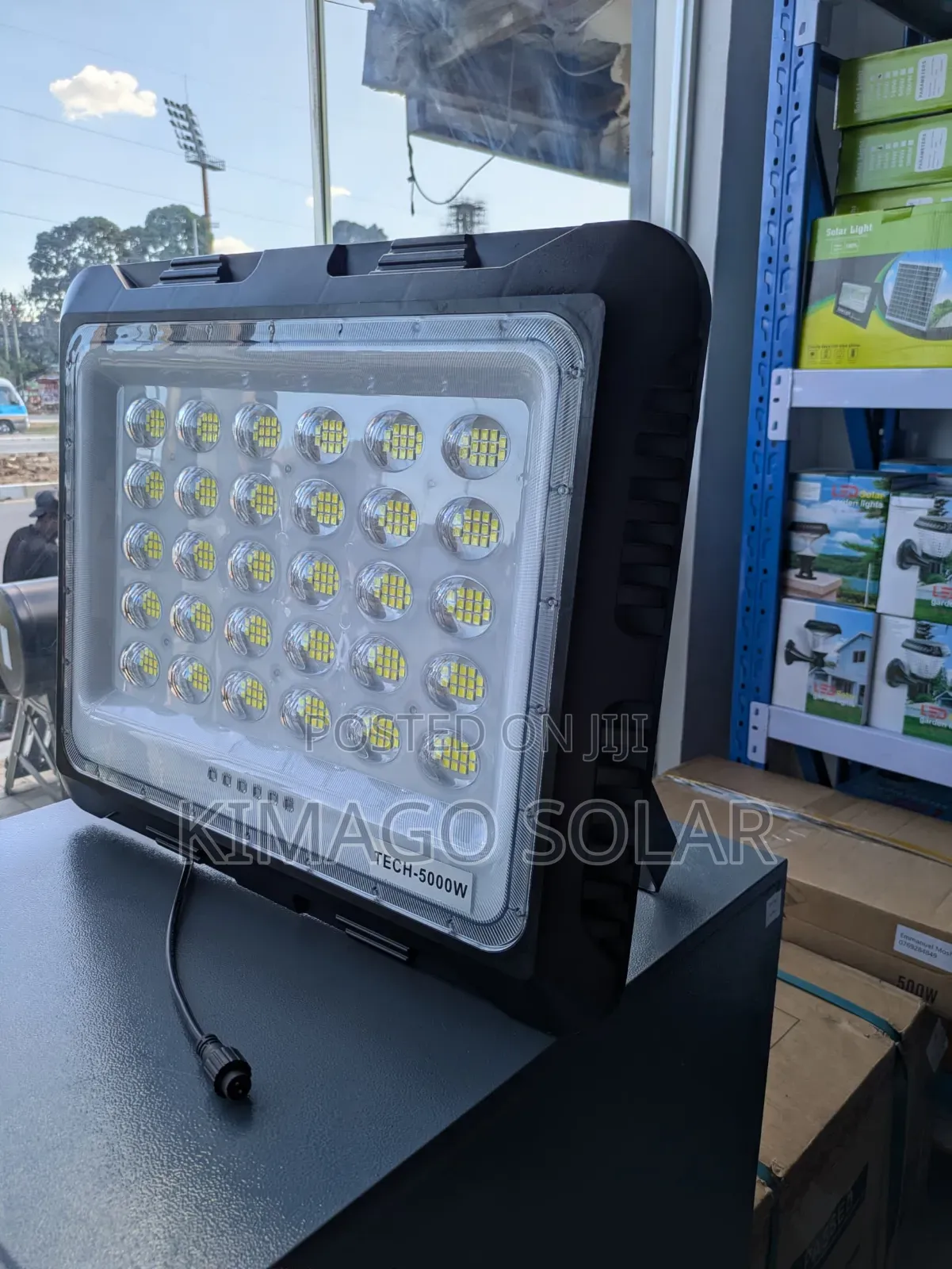Taa Ya Solar 5000W Perfect Light Kwa Showroom Ya Magari