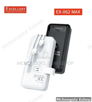 Excellent 20000mAh Power Bank Wireless Fast Charging 3 Ports