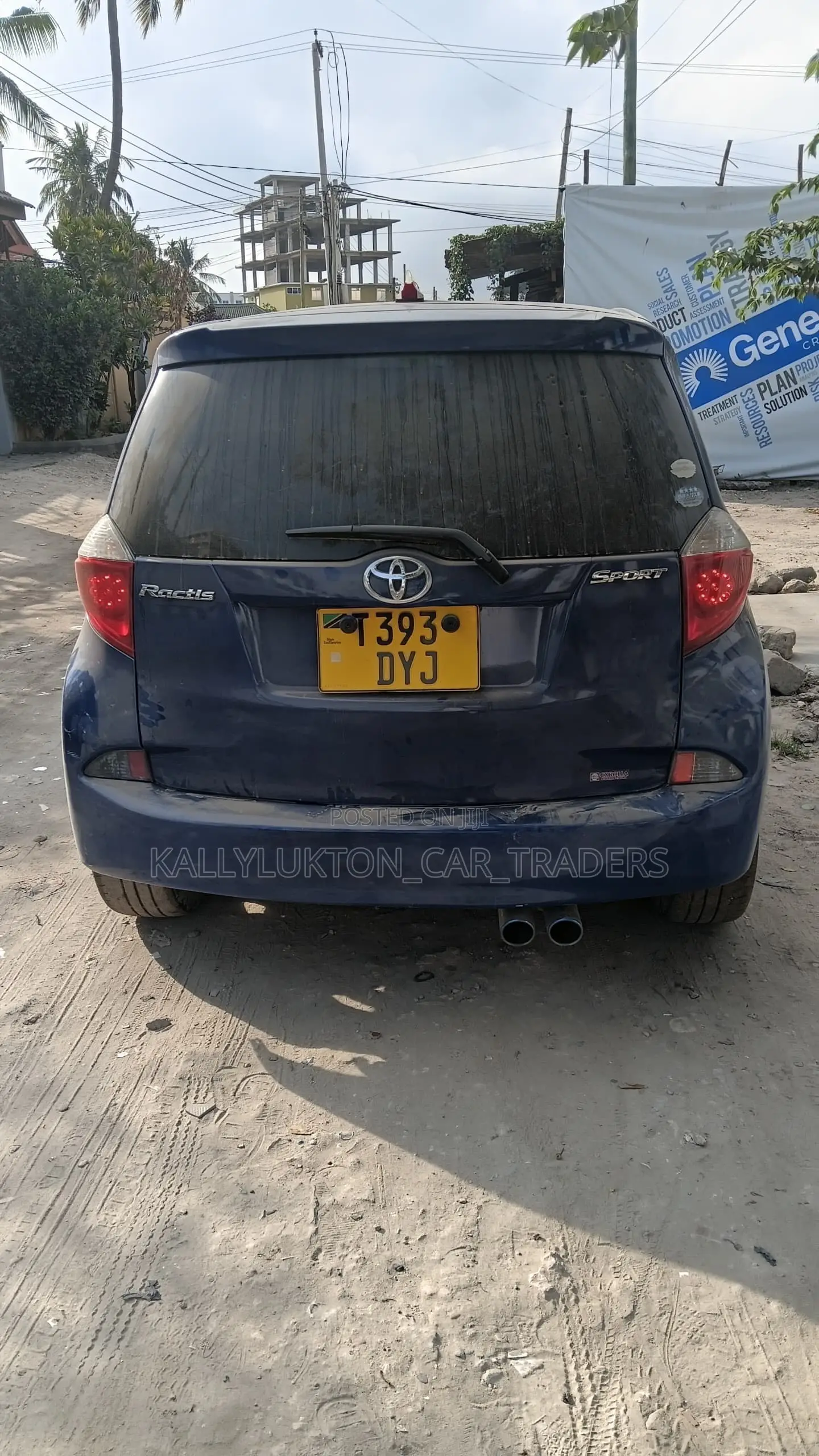 Toyota Ractis 2008 Blue