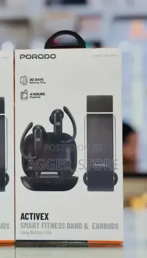 Porodo ActiveX Unique 2-in-1 Pairs a Fitness Tracking Band and Earbuds