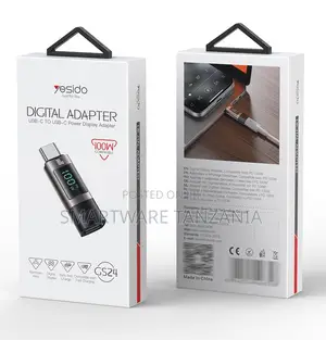 Yesido USB-C to USB-C Power Display Adapter, 100W Compatibility