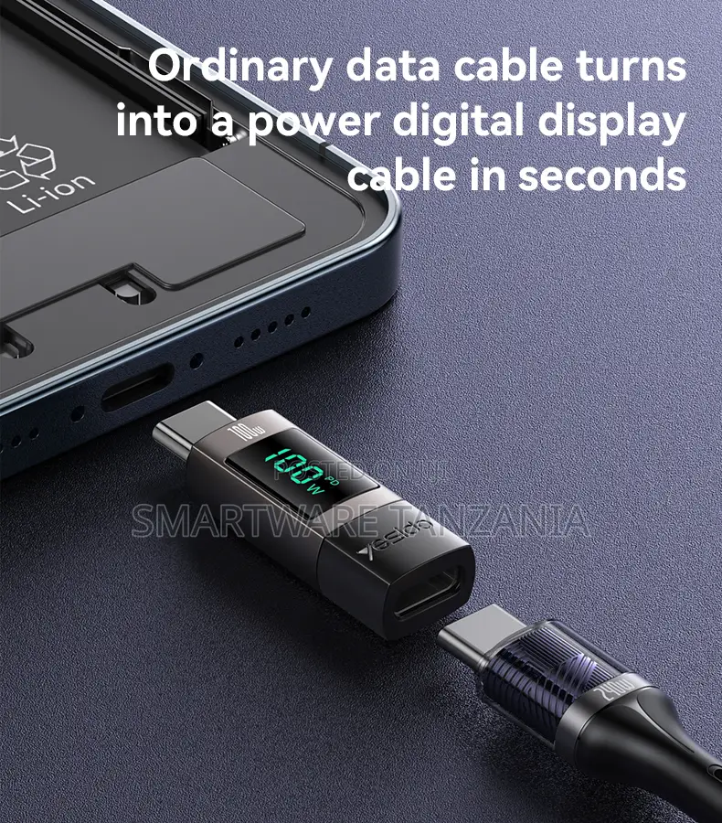 Yesido USB-C to USB-C Power Display Adapter, 100W Compatibility