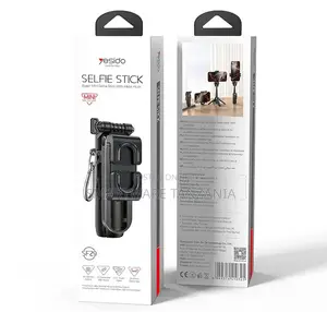 Yesido SF29 Mini Selfie Stick, Metal Hook, Adjustable Aluminum Clamp