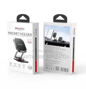 Yesido Magnetic Phone Holder, 360-Degree Rotation, Zinc Alloy