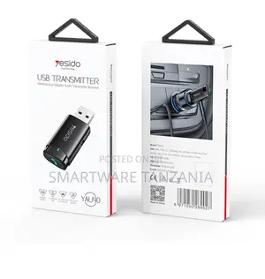 Yesido USB Transmitter Wireless Aux Audio Adapter, Bluetooth 5.0