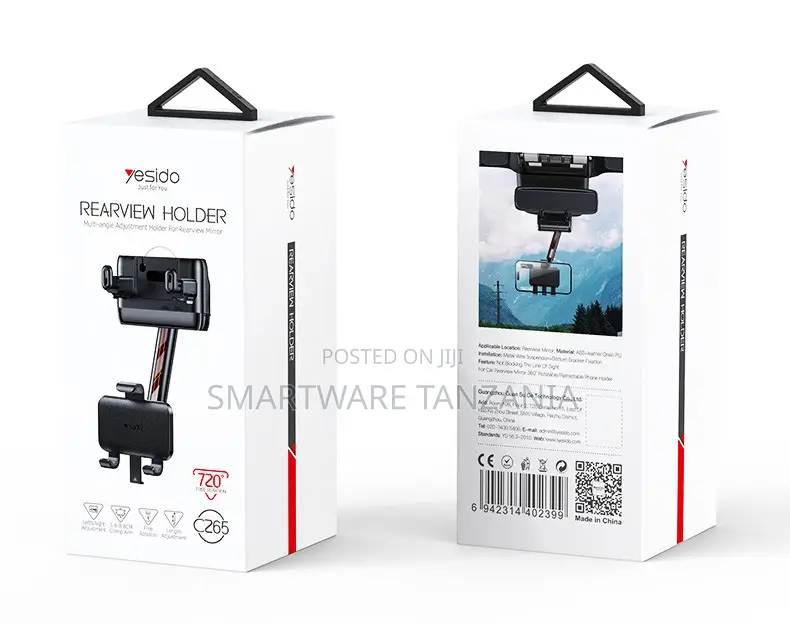 Yesido Rearview Holder for Car Mirrors, Multi-Angle Adjustment, C265