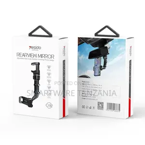 Yesido Rearview Mirror Adjustable Multi-Angle Rotation Phone Holder