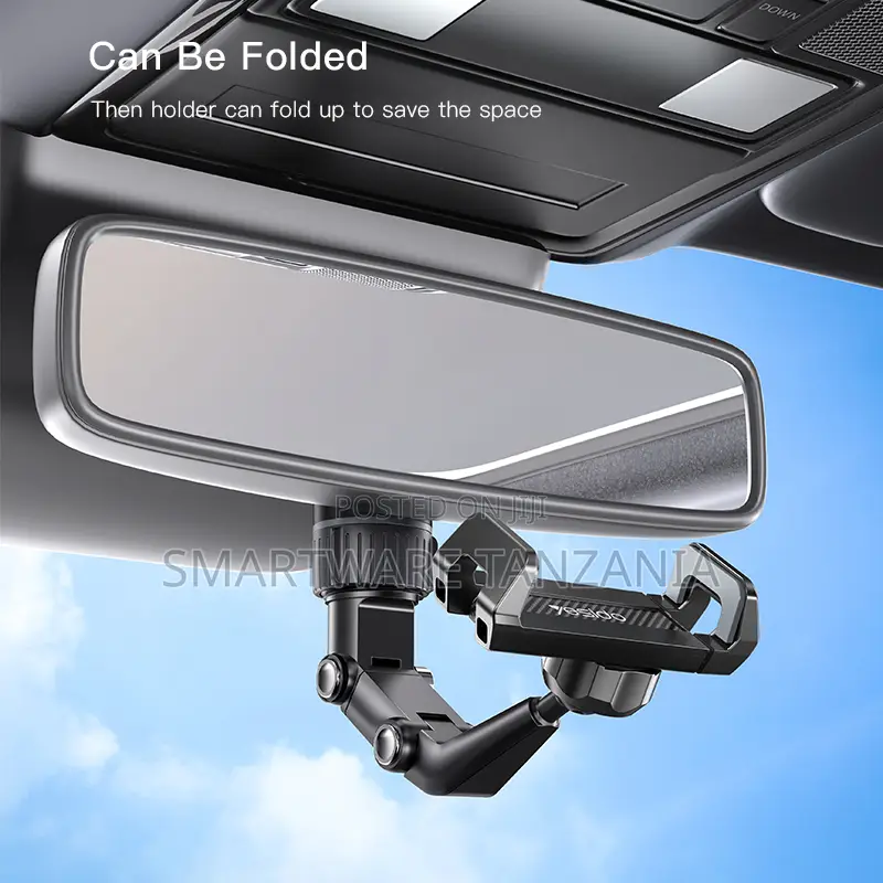 Yesido Rearview Mirror Adjustable Multi-Angle Rotation Phone Holder