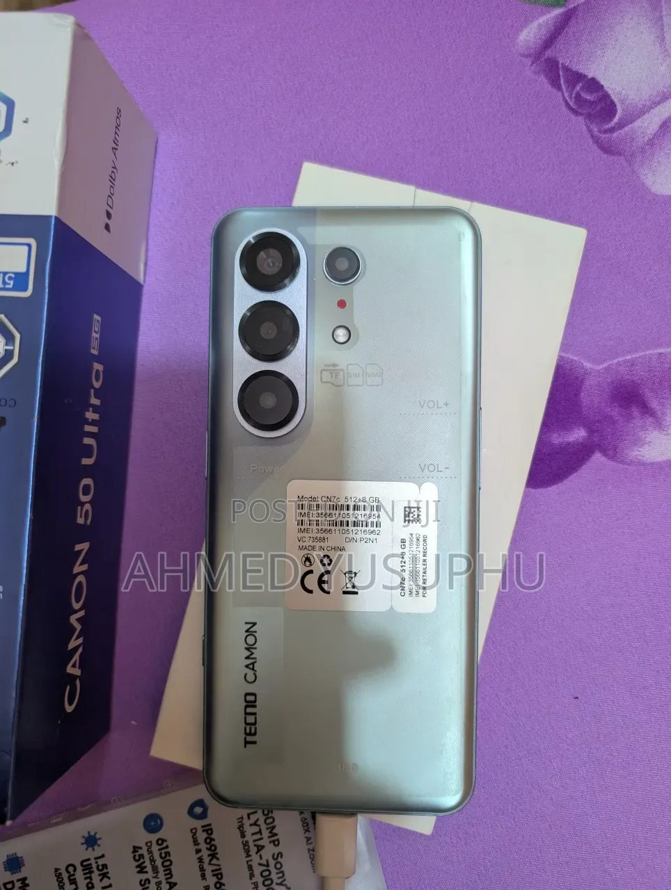 New Tecno Camon 50 Pro 256 GB White