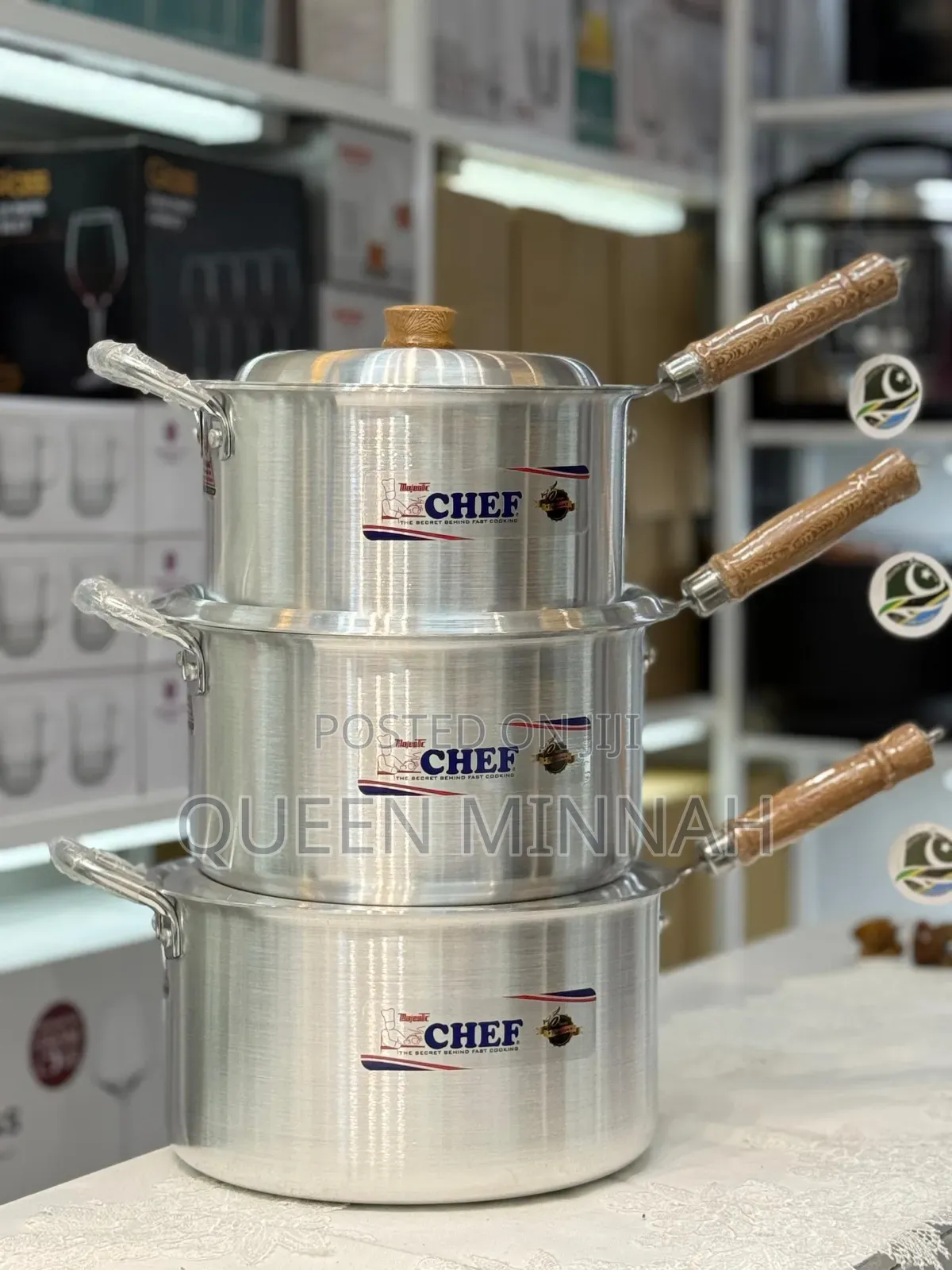 Chef Aluminum Saucepan Set
