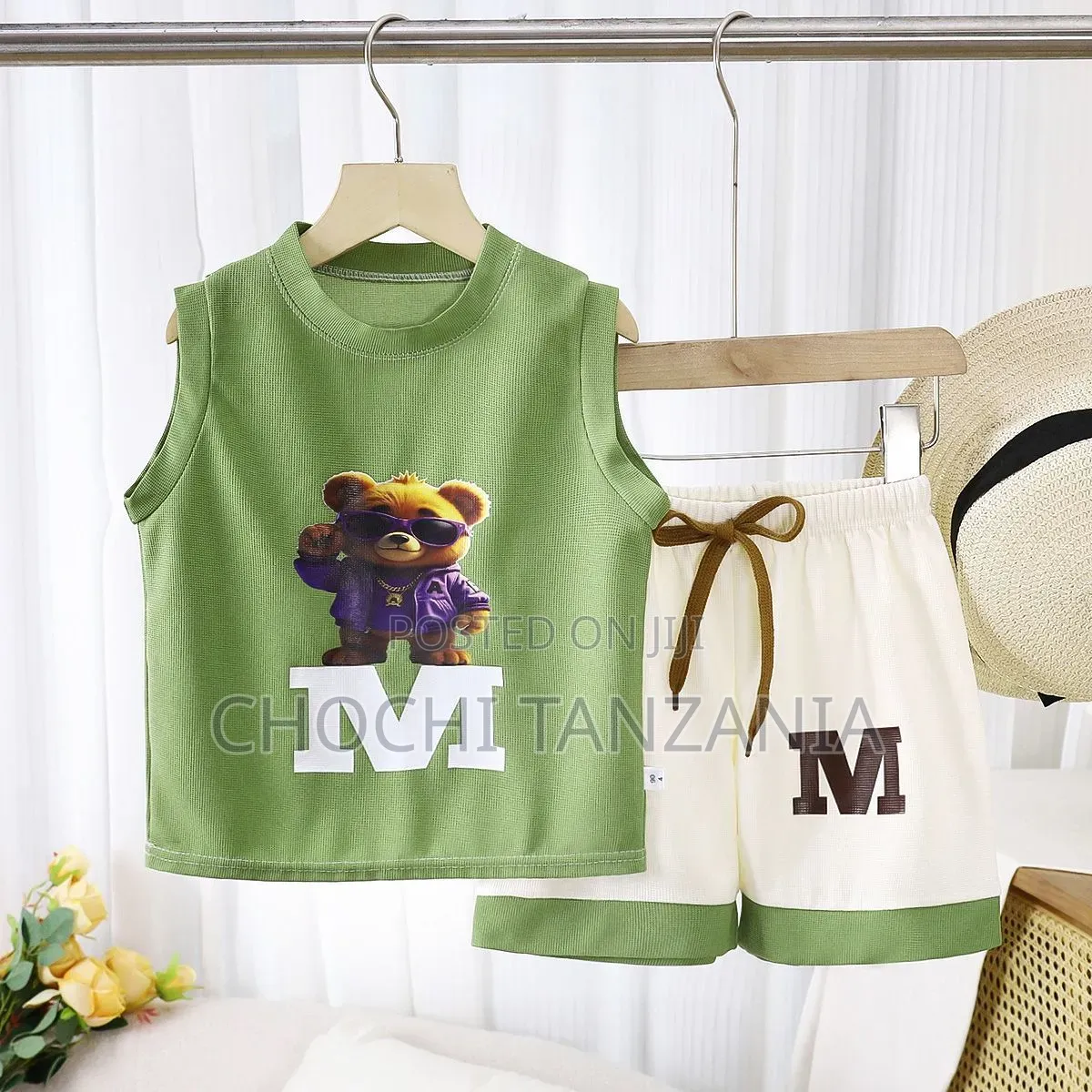 Children Sleeveless Vest Set