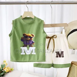 Children Sleeveless Vest Set