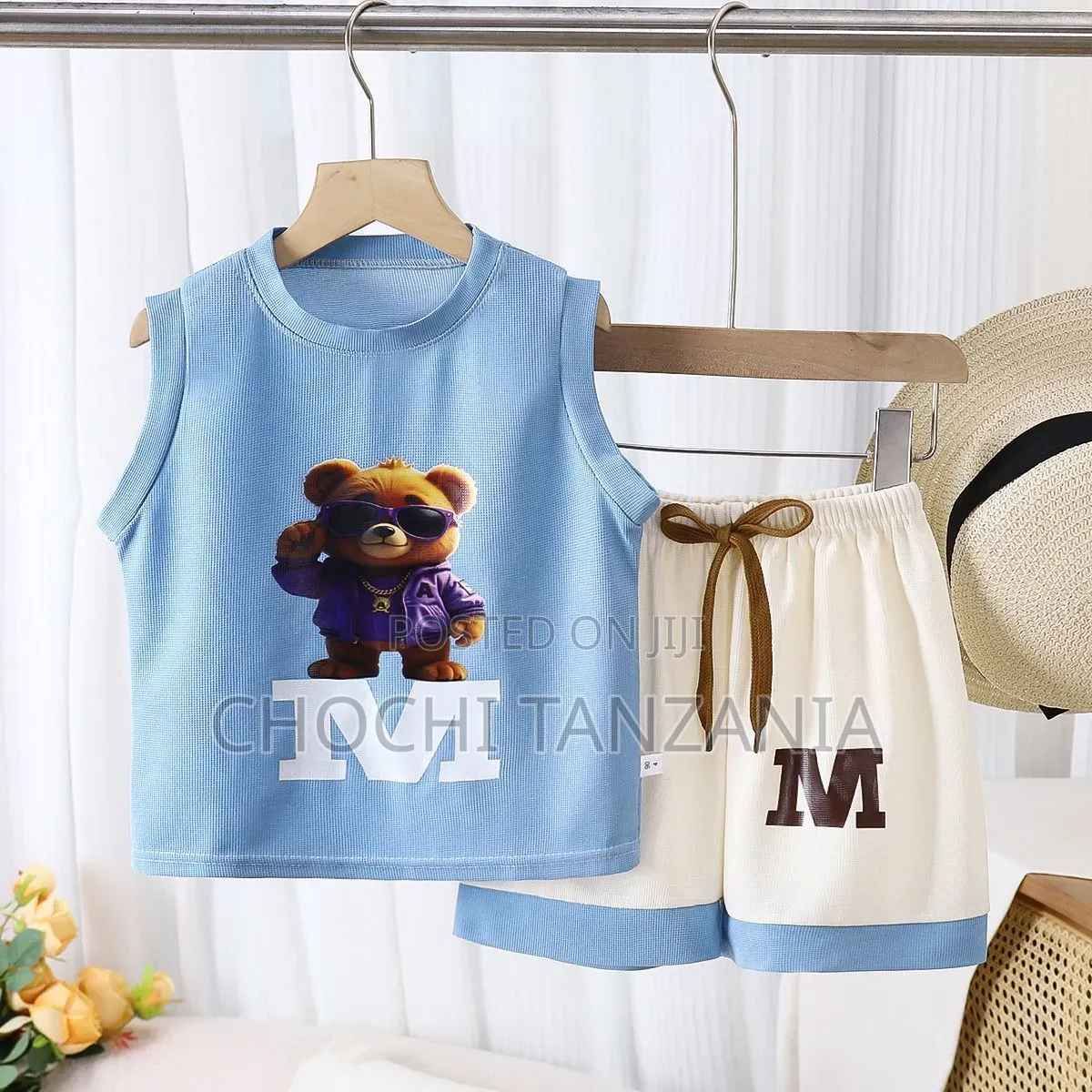 Children Sleeveless Vest Set