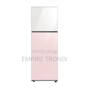 Samsung RT38CB66218CUT 393L Bespoke Refrigerator White Pink Glass