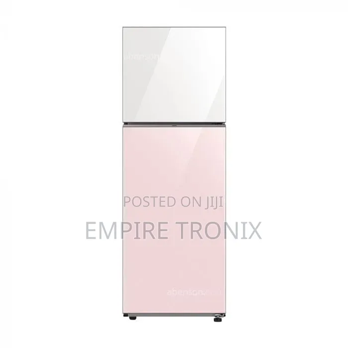 Samsung RT38CB66218CUT 393L Bespoke Refrigerator White Pink Glass