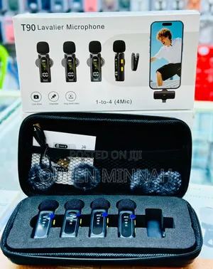 T90 4-in-1 Wireless Lavalier Microphone