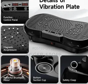 Ultra-Thin Whole-Body Vibration Plate Exercise Machine
