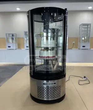 Vertical Rotating Cake Showcase Display