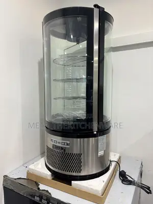 Vertical Rotating Cake Showcase Display