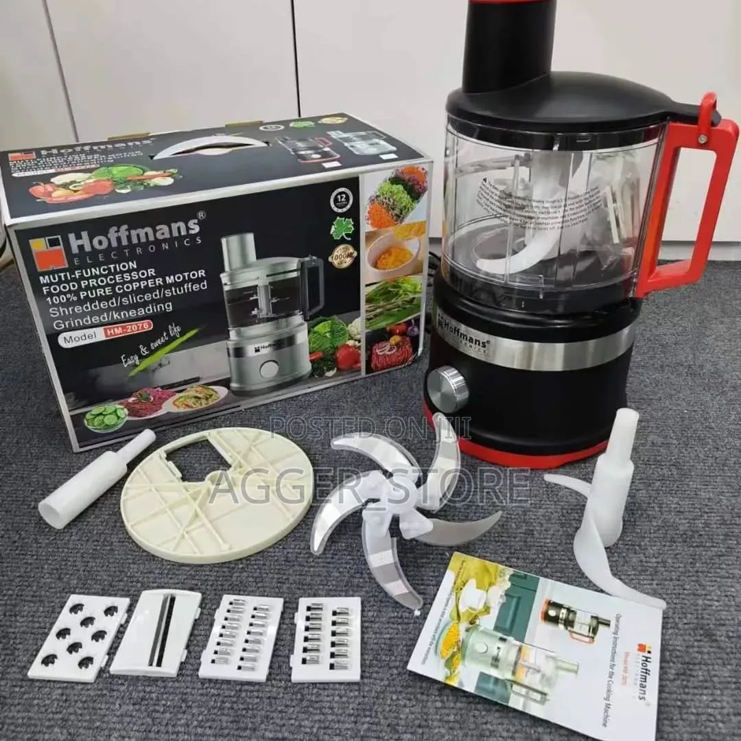 Hoffmans HM-2076 1000W Multi-Function Food Processor
