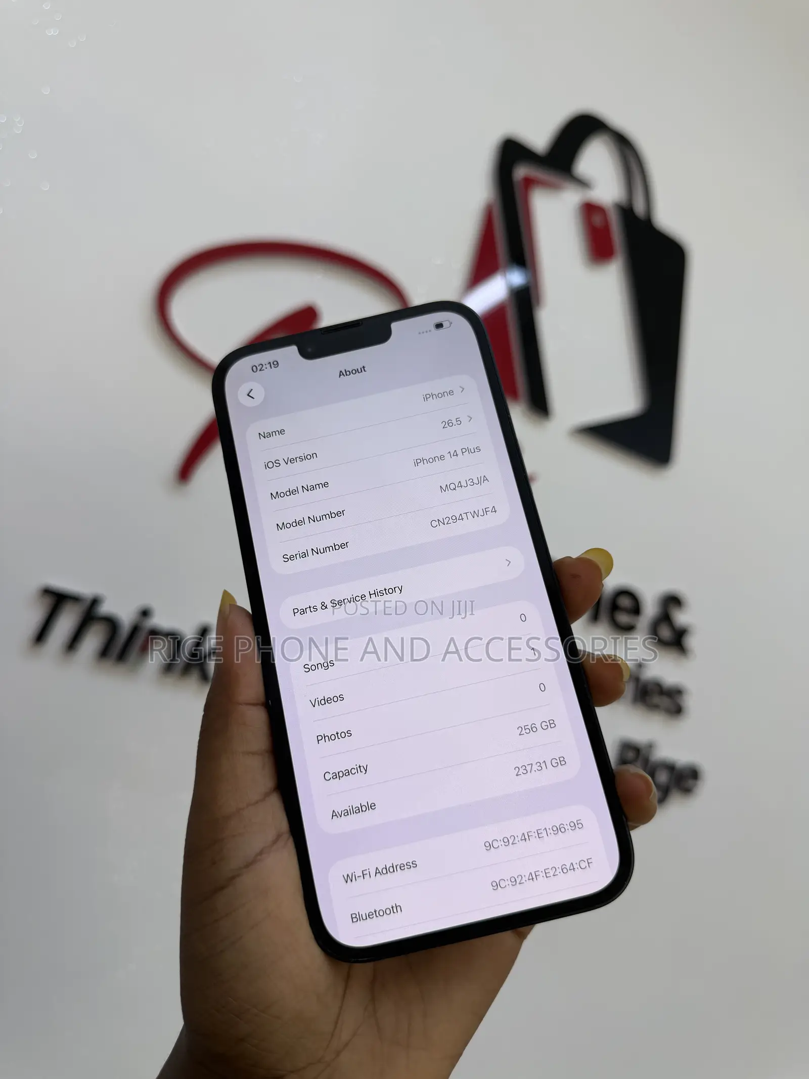Apple iPhone 14 Plus 256 GB Black
