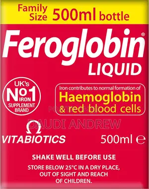Feroglobin Gentle Iron and Nutrient Liquid, Reduce Tiredness Fatigue