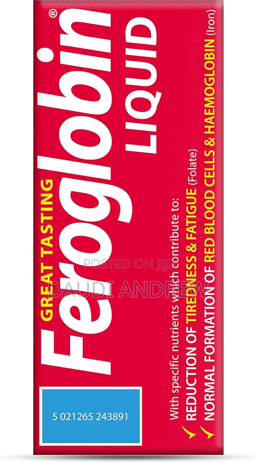 Feroglobin Gentle Iron and Nutrient Liquid, Reduce Tiredness Fatigue