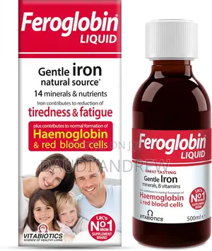 Feroglobin Gentle Iron and Nutrient Liquid, Reduce Tiredness Fatigue