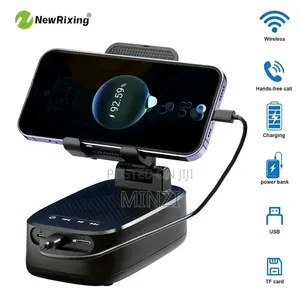 Stendi Za Simu, Radio Bluetooth, Powerbank. Nyeusi Na Nyeupe