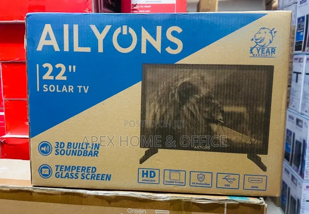 Ailyons 22” Double Glass LED TV