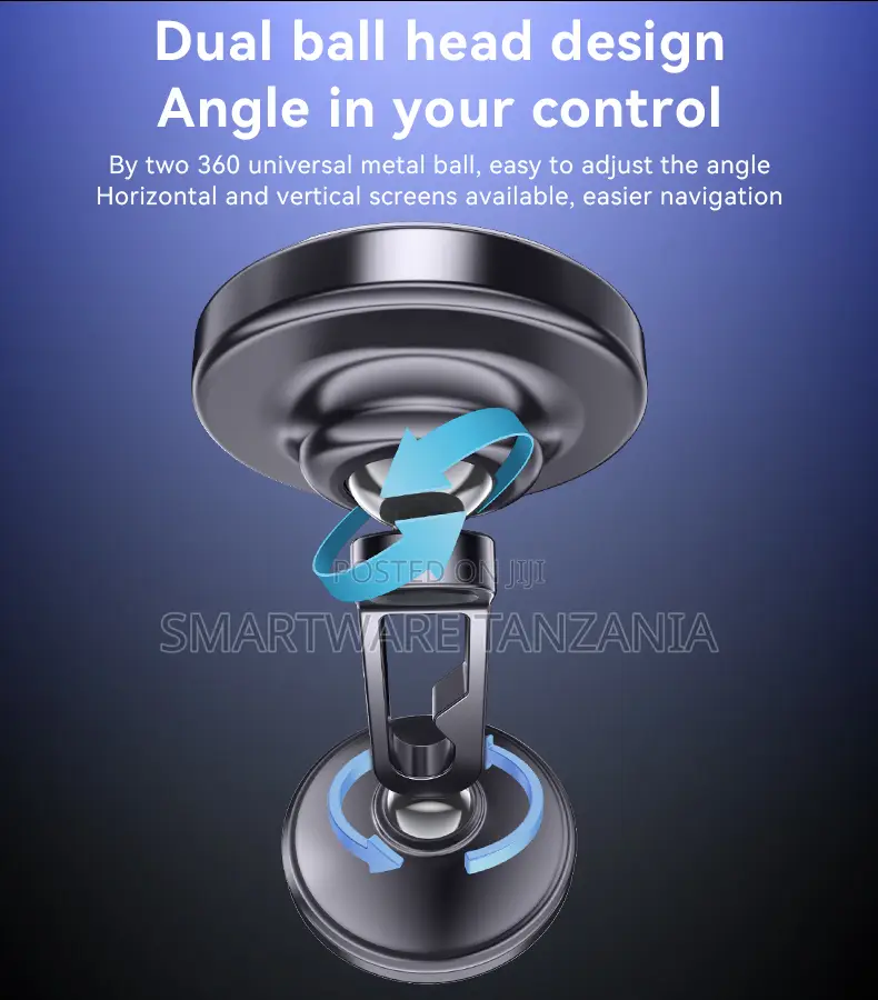 Yesido Magnet Holder Double Ball Head Zinc Alloy Strong Phone Holder