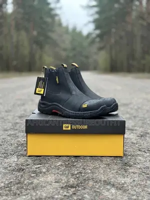 Cat Steel Toe Leather Slip-on Safety Boots Available