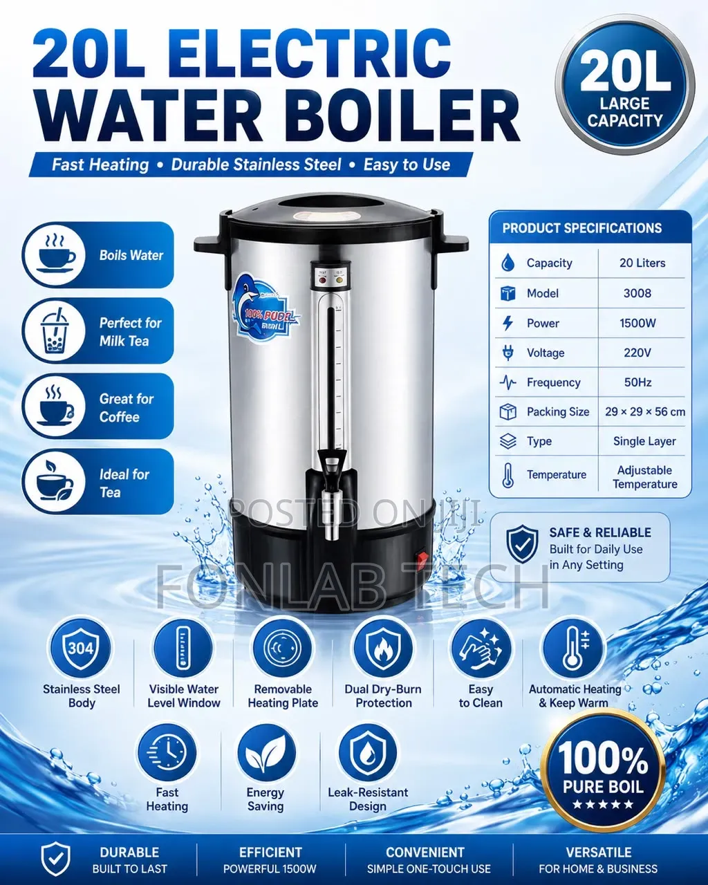Water Boiler 20l