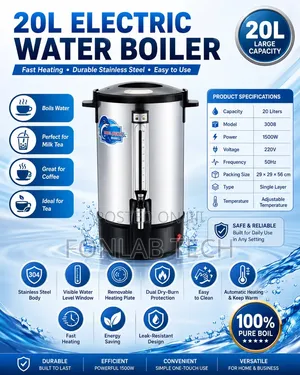 Water Boiler 20l
