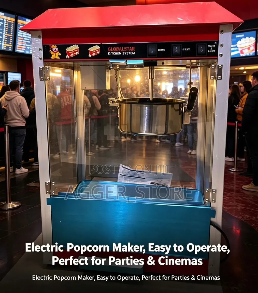 Globalstar Kitchen System Commercial Electric Popcorn Machine