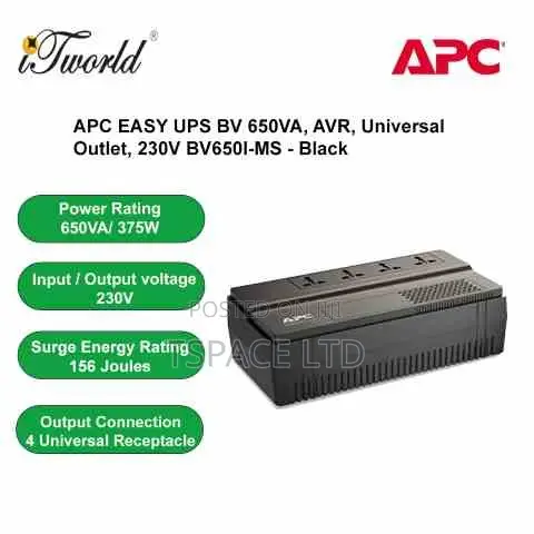 APC Easy Ups 650va – Reliable Power Backup (230v)