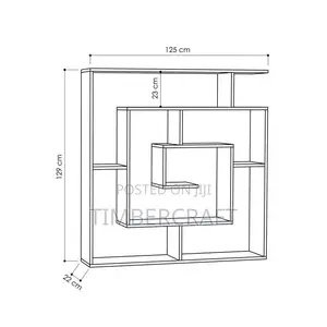 Labirent Bookshelf Sandstone