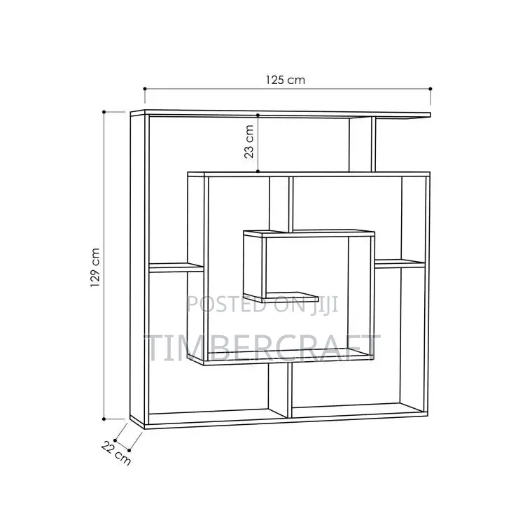 Labirent Bookshelf Sandstone
