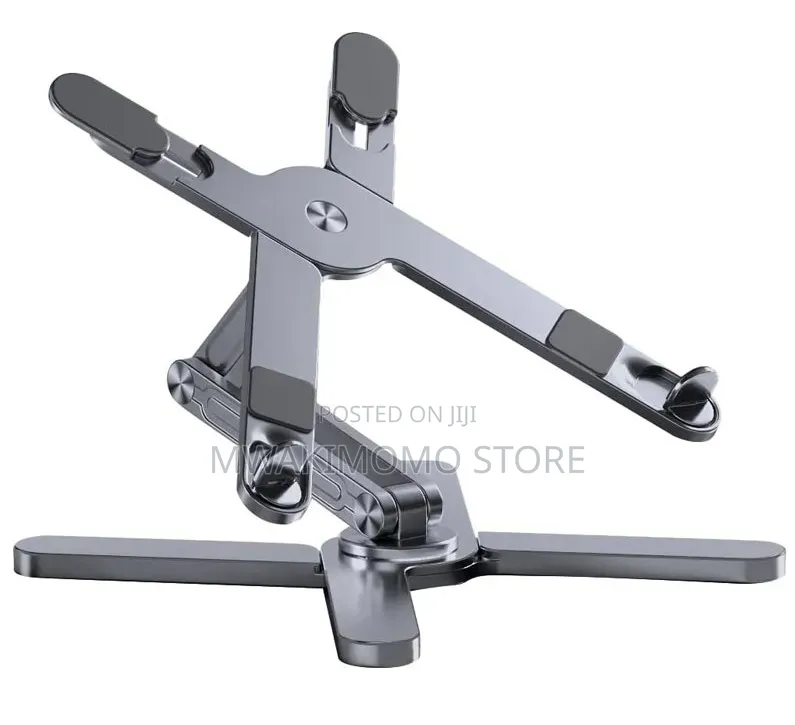 An Ergonomic, 360-Degree Rotating Foldable Laptop Stand
