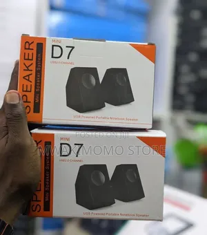 Mini D7 USB 2.0-Channel Portable Speaker System