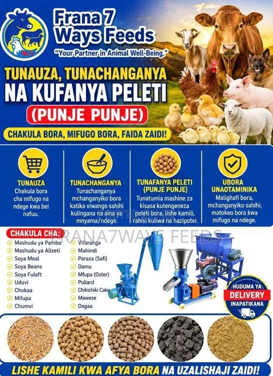 Huduma Ya Kuchanganya Chakula Za Mifugo