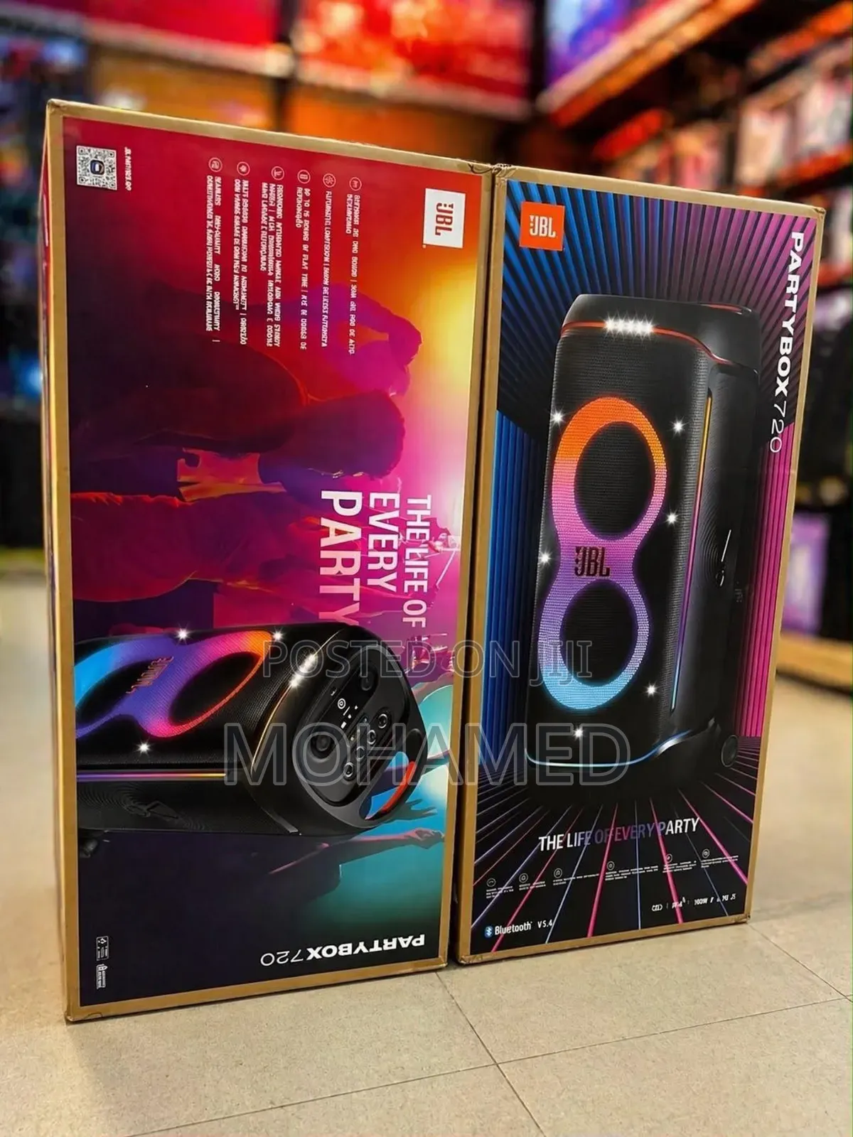 JBL Partybox 720 – Burudani Ya Nguvu, Sauti Kubwa!