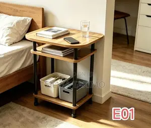 Modern 3-Tier Side Table / Bedside Table