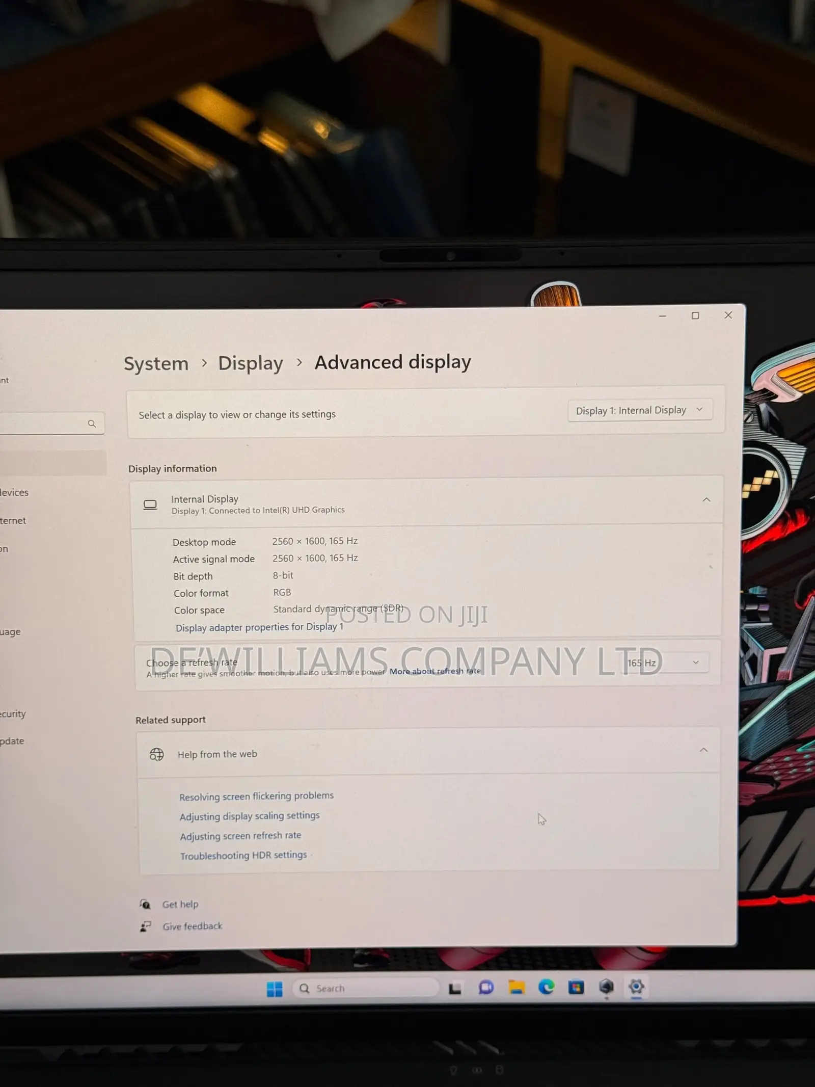 Laptop Asus ROG Zephyrus M16 16GB Intel Core i7 SSD 512GB