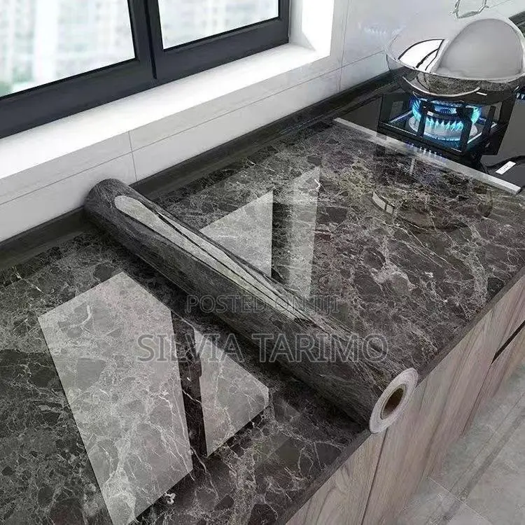 Self-Adhesive Marble Contact Paper – Waterproof Kitchen Countertop