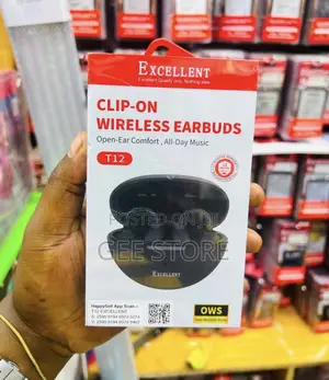 Excellent T12" Clip-on Wireless Earbuds