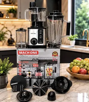 Mach One 6-in-1 Multi-Function Food Processor and Heavy Duty Blender