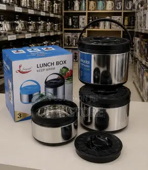 Jingyifa 3-in-1 Insulated Thermal Lunch Box Set